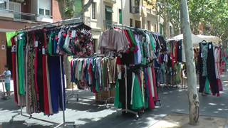 Fira de Comerç a la Rambla en Sant Boi