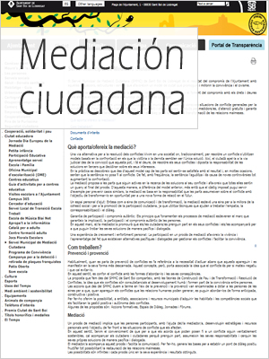 Mediación ciudadana en Sant Boi, barcelona