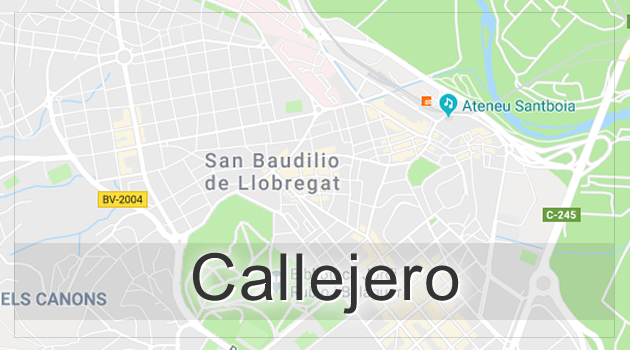 Callejero en Sant Boi Barcelona