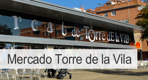 Mercado de torre de la Vila de Sant Boi, barcelona