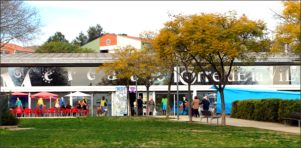 Mercado de torre de la Vila de Sant Boi, barcelona