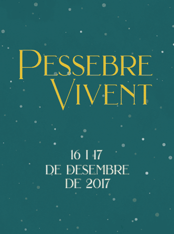 Pesebre viviente en Sant Boi, barcelona
