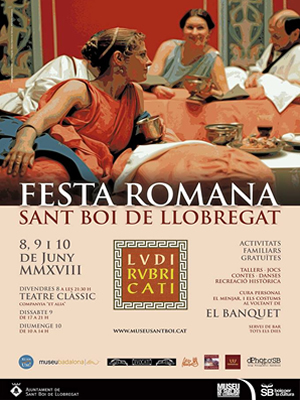 Fiesta Romana Ludi Rubricatus Sant Boi, barcelona