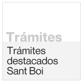 Tramites destacados Sant Boi