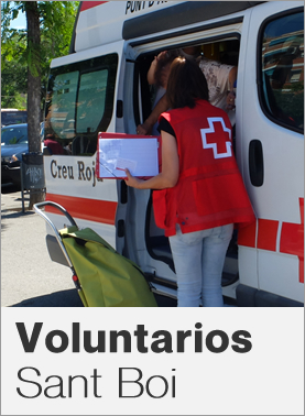 Voluntarios en Sant Boi