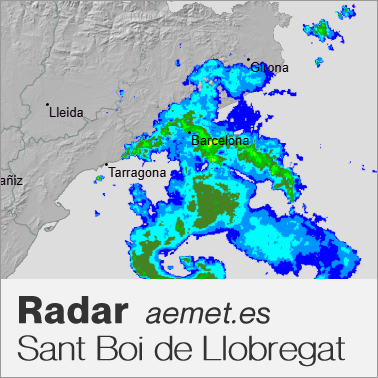 Radar metereologico de Barcelona 