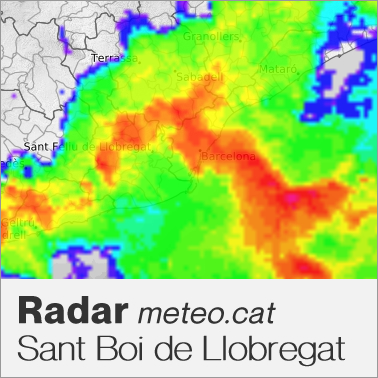 Radar metereologico de Barcelona 