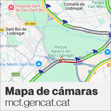 Incidencias de trafico en Barcelona