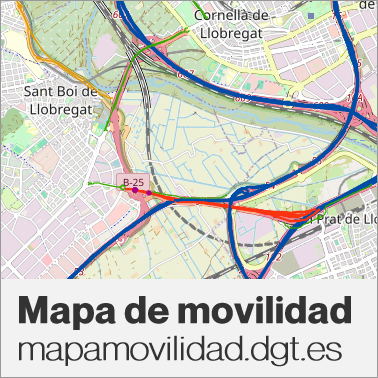 Incidencias de trafico en Barcelona
