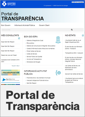 Portal de transparencia de Sant Boi de LLobregat