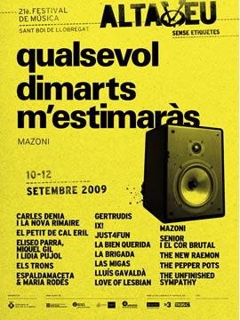 Festival Altaveu Sant Boi de llobregat, barcelona