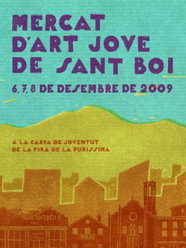 Mercat d'art jove de Sant Boi de llobregat, barcelona