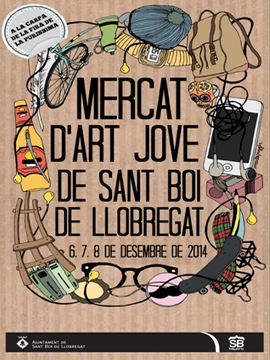 Mercat d'art jove de Sant Boi de llobregat, barcelona