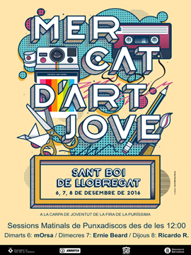 Mercat d'art jove de Sant Boi de llobregat, barcelona