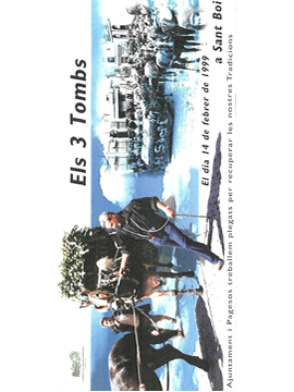 Cartel Els tres tombs sant boi de llobregat