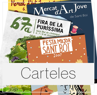 Carteles de Sant Boi de Llobregat, barcelona