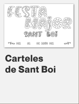 carteles de Sant Boi de Llobregta