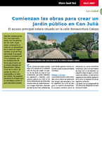 Noticia de patrimonio natural Sant Boi