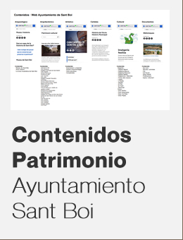Web Patrimonio Sant Boi 