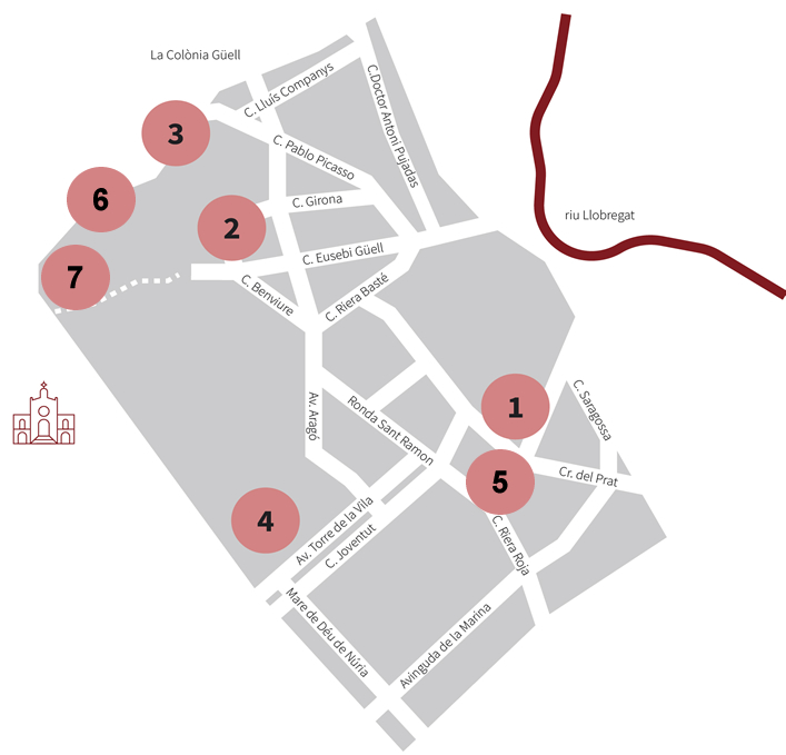 mapa plans a Sant Boi